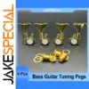 Gold Electric Bass Guitar Tuning Pegs Set of 4