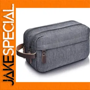 Foldable Hanging Toiletry Storage Bag Grey