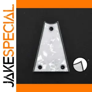 Triangular White Pearl Guitar Truss Rod Cover