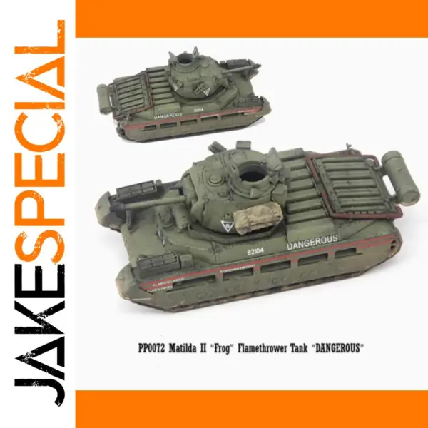 1/72 Scale Matilda 2 Flamethrower Tank Model