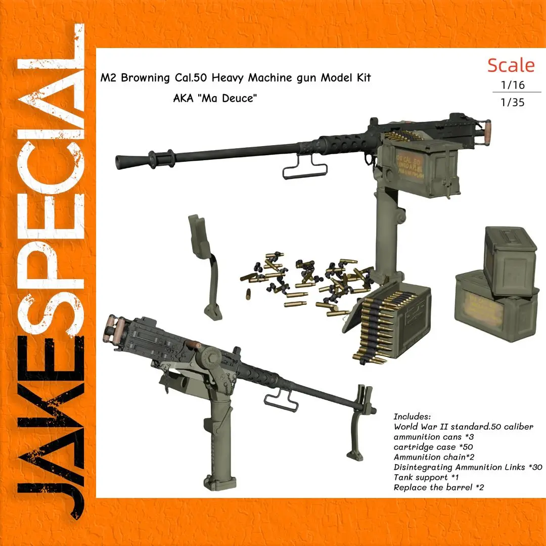 M2 Browning .50 Cal Heavy Machine Gun Model Kit 1 M2 Browning .50 Cal Heavy Machine Gun Model Kit