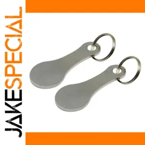 Elegant Aluminum Alloy Shopping Cart Token Set