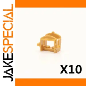 10-Piece Yellow Horse Saddle Minifigure Accessory