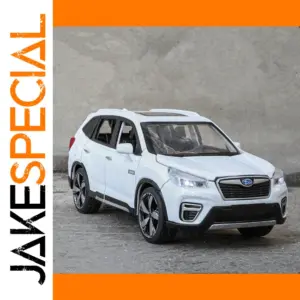 1:30 Scale White Subaru Forester Diecast Model