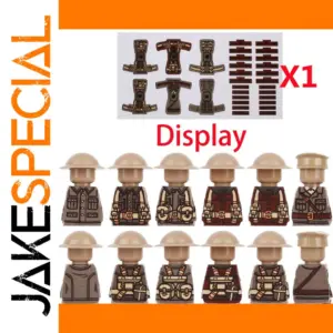 Historical Soldier Building Block Figures Set