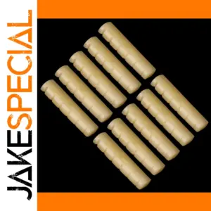 10 Pack Unbleached Bone Nuts for Acoustic Guitars