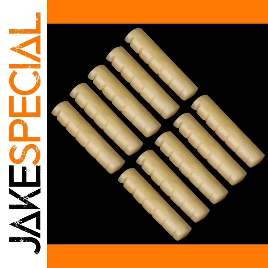 10 Pack Unbleached Bone Nuts for Acoustic Guitars 1 10 Pack Unbleached Bone Nuts for Acoustic Guitars