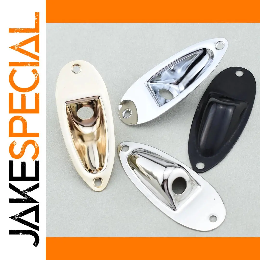 Metal Jack Plate for Strat Electric Guitar 1 Metal Jack Plate for Strat Electric Guitar