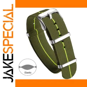 Olive Green Nylon Watch Band 20mm 22mm