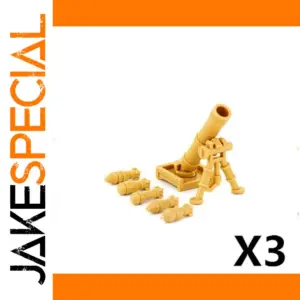 WW2 Military Figures Building Blocks with Mortar