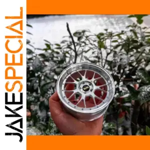 Polished Aluminum BBS Car Wheel Model