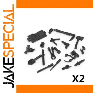 18 Piece Military Minifigure Accessory Set