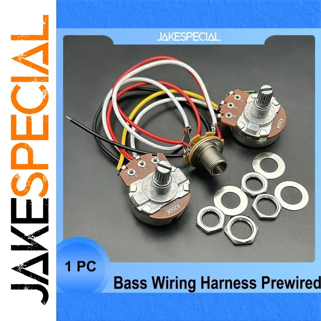 PB/JB Bass Wiring Harness Prewired Kit 1 PB/JB Bass Wiring Harness Prewired Kit