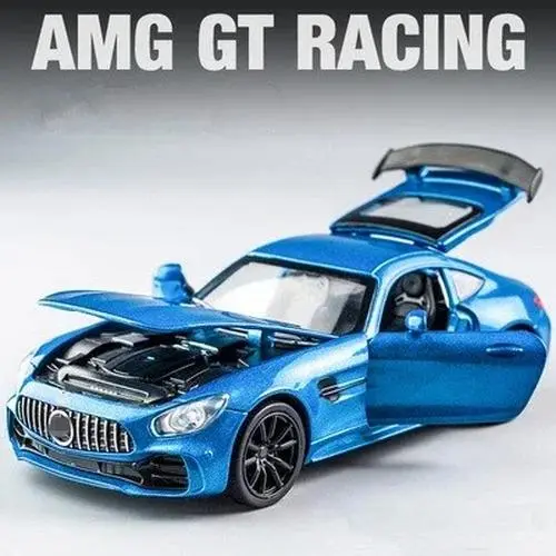 1:32 Green Mercedes-AMG GT Diecast Model Car 7 1:32 Green Mercedes-AMG GT Diecast Model Car - Image 7