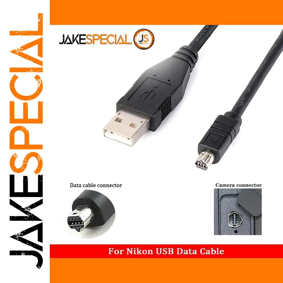 Nikon UC-E1 USB Data Cable for Coolpix Cameras 1 Nikon UC-E1 USB Data Cable for Coolpix Cameras