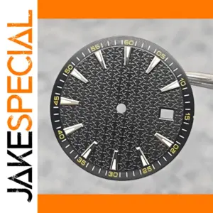 33.5mm Black Yellow Watch Dial for NH35/NH36