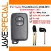 Smart Key 2 Buttons for Toyota Models