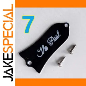 Black Electric Guitar Truss Rod Cover Plate