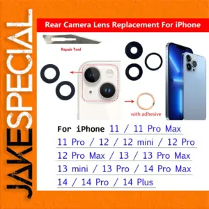 iPhone Camera Lens Replacement Set for Models 11-15