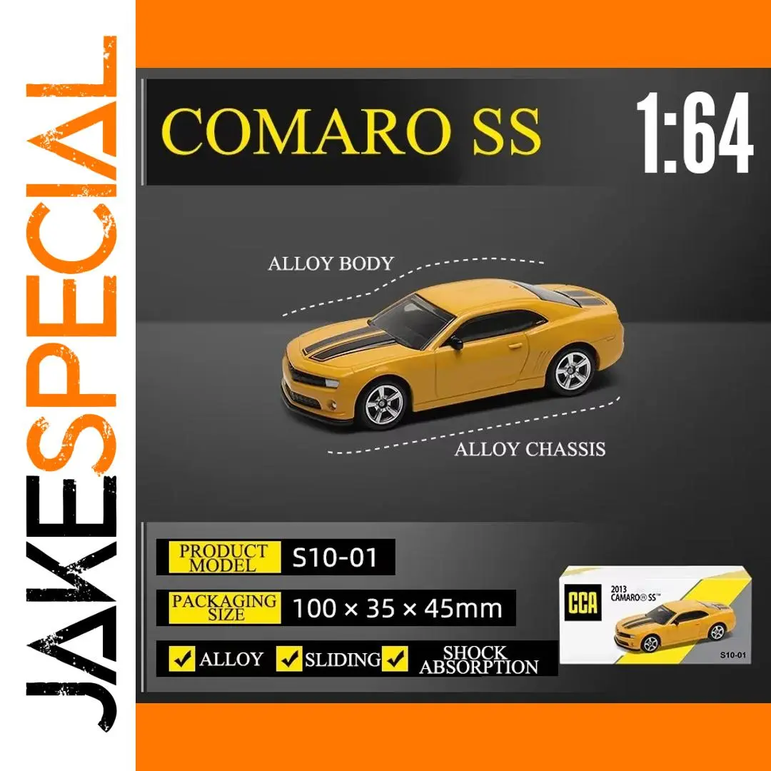 CCA 1:64 Scale Yellow Chevrolet Camaro SS 1 CCA 1:64 Scale Yellow Chevrolet Camaro SS