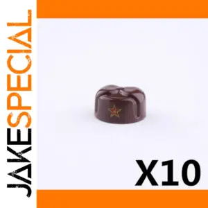 Brown Beret Hats for Toy Soldier Minifigures
