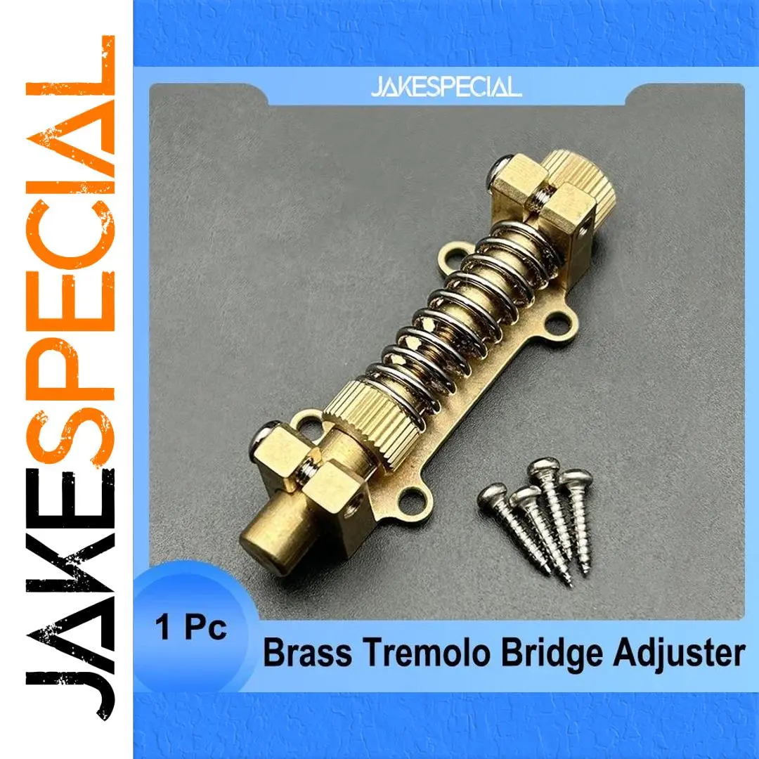 Brass Guitar Tremolo Stabilizer Stopper 45x11mm 1 Brass Guitar Tremolo Stabilizer Stopper 45x11mm
