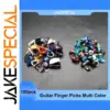 100-Piece Multi-Color Guitar Finger Picks Set
