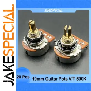 Guitar Potentiometer Set 20pcs A500K B500K A250K B250K