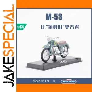 1:24 Scale Ural M-53 Motorcycle Model Mint Green