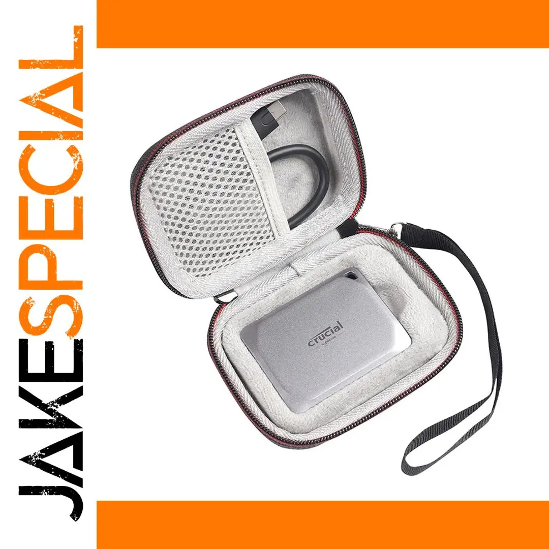 Hard Travel Case for Crucial X10/X9 Pro SSD 1 Hard Travel Case for Crucial X10/X9 Pro SSD