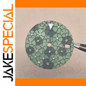 28.5mm Green Floral Watch Dial for NH35 NH36