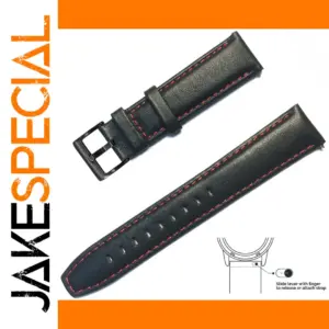 Vintage Leather Watchband Compatible with 20mm 22mm