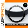 Black Aluminum Bezel Insert 37.5mm for Watches