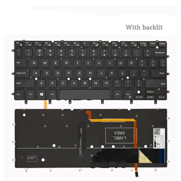 Dell XPS Keyboard Replacement with Backlight - Image 4