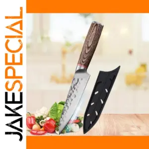 5.5-Inch Stainless Steel Chef Knife with Guard