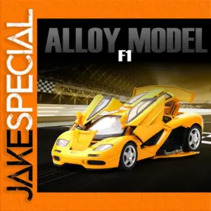 1/32 Scale F1 Supercar Diecast Model Yellow