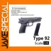 1/6 Scale Type 92 Semi-Automatic Pistol Model