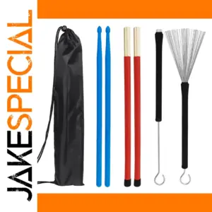 Nylon and Bamboo Drum Brushes Set