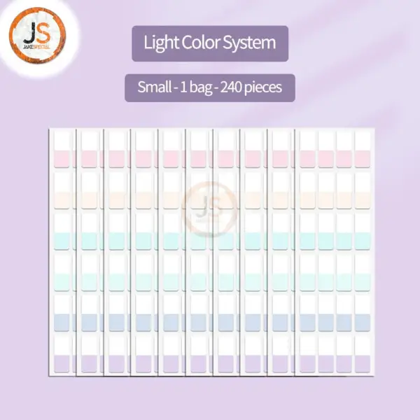 Self-Adhesive Sticky Notes Set in Pastel Colors - Image 8