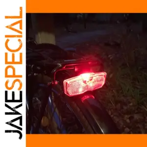 LED Bicycle Rear Light with Intense Red Illumination