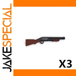 Military Shotgun Accessory for Building Blocks