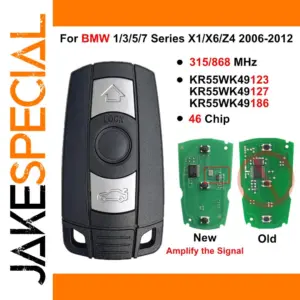 Smart Remote Key for 2006-2012 BMW Models