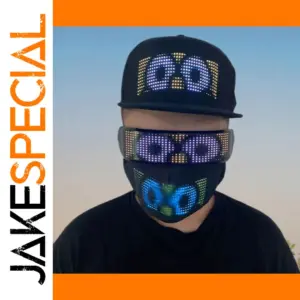 Luminous LED Customizable Cap for Parties