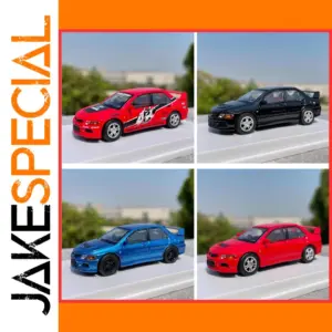 JDM 1:64 Scale Lancer EVO Model Cars Set