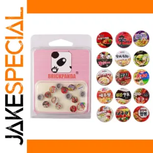 Miniature Food Labels Building Block Accessories