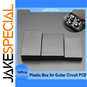 Black Plastic Boxes Set for Electric Guitar Preamp