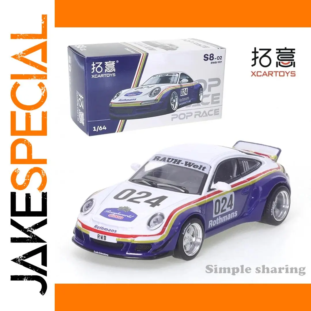 XCARTOYS 1:64 Porsche Diecast Model Car 1 XCARTOYS 1:64 Porsche Diecast Model Car