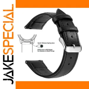 Genuine Leather Watch Band for Samsung, Garmin