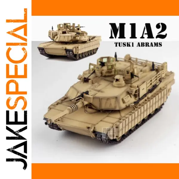 1/72 Scale US M1A2 TUSK1 Tank Model