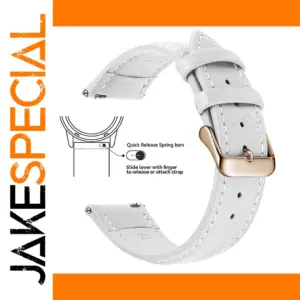 Genuine Leather Watch Band for Samsung & Garmin